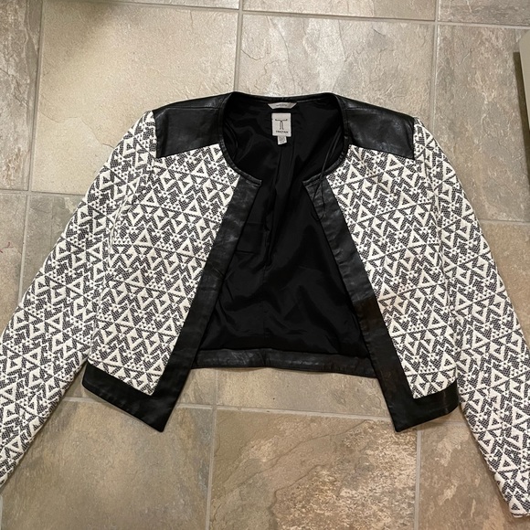 Tristan blazer with leather - Picture 1 of 2